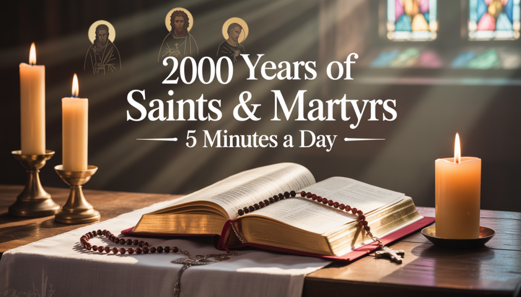 Daily Catholic Saints and Martyrs Reflections Book